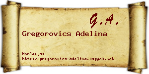 Gregorovics Adelina névjegykártya